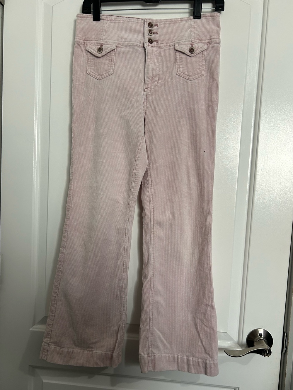 Anthropologie Pilcro High-Rise Bootcut Flare Corduroy Pants Size 26 70s Retro - Picture 2 of 15